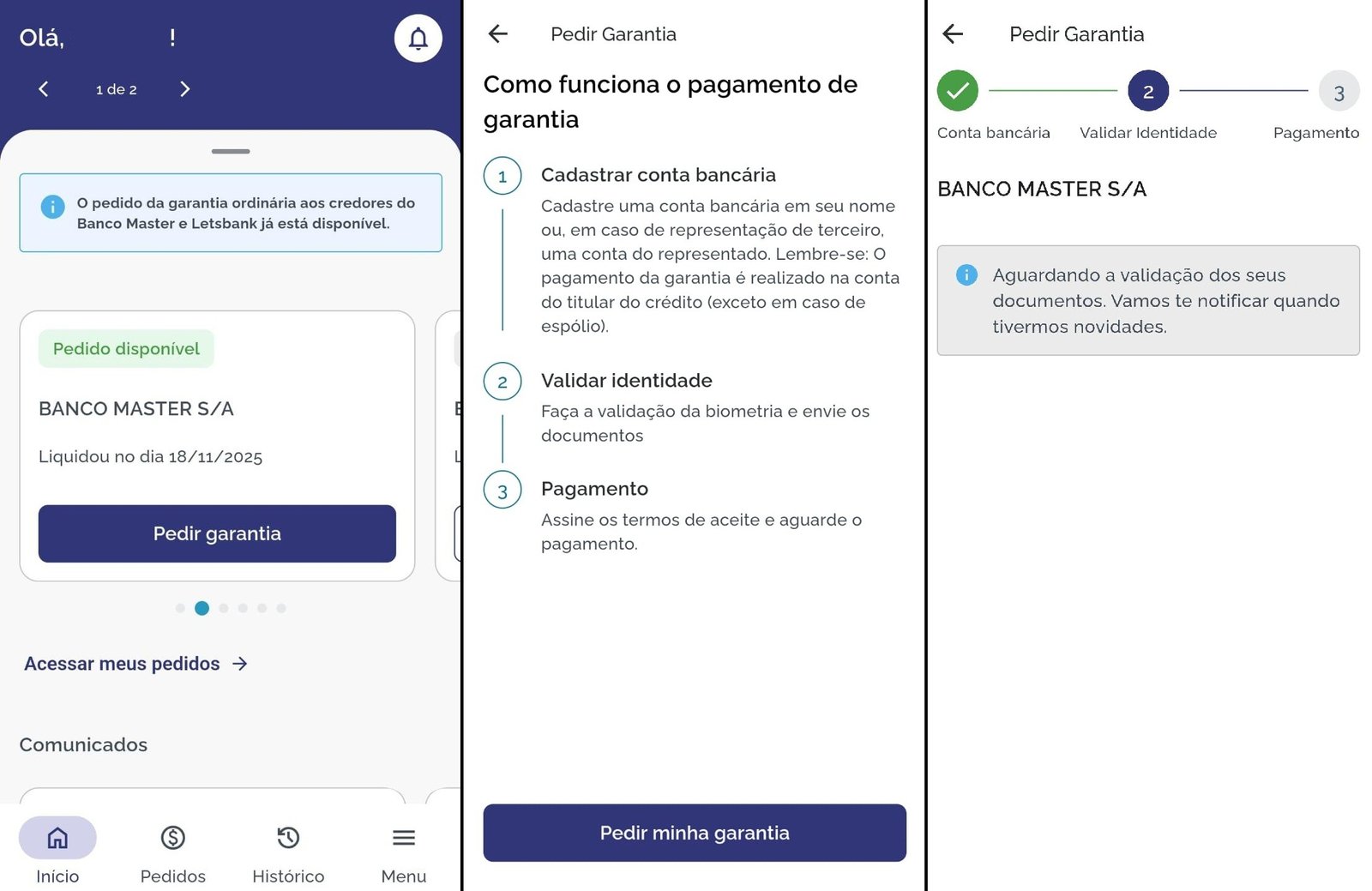 Fgc inicia ressarcimento a credores do banco master com paga