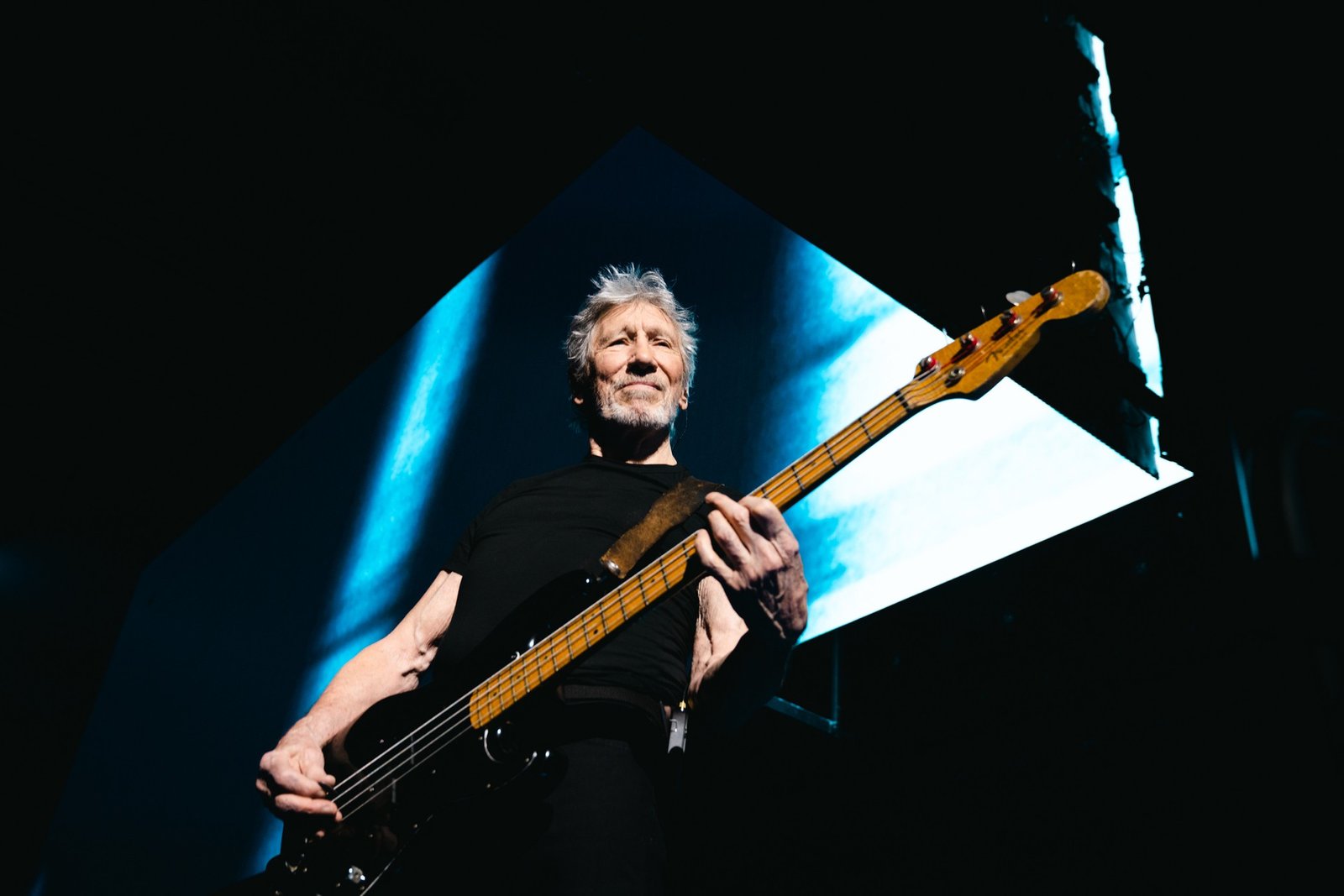 O músico Roger Waters, fundador da banda Pink