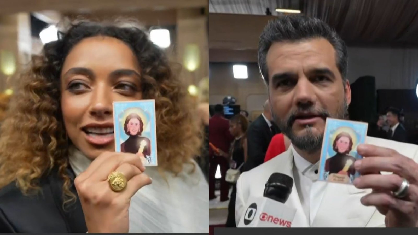 O elenco de “O Agente Secreto” recebeu amuletos