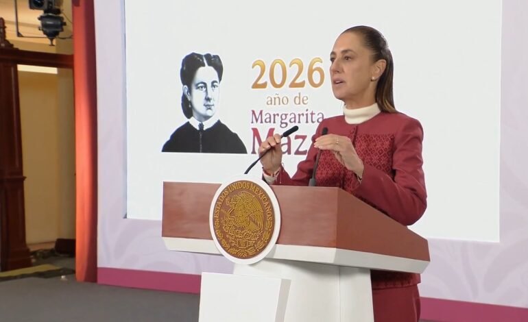 A presidente do México, Claudia Sheinbaum, enviou nesta