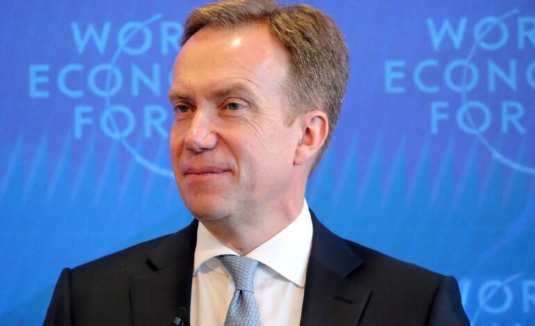 Borge Brende renunciou ao cargo de presidente e