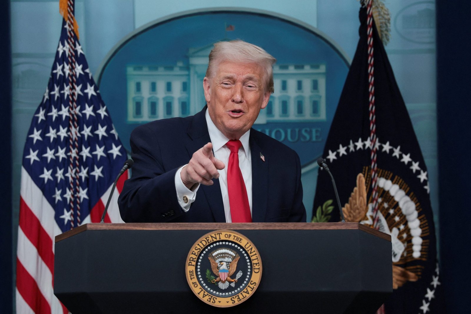 O presidente dos Estados Unidos, Donald Trump, elevou