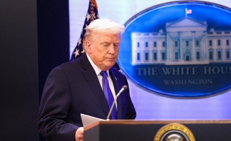 O presidente Donald Trump anunciou uma tarifa global