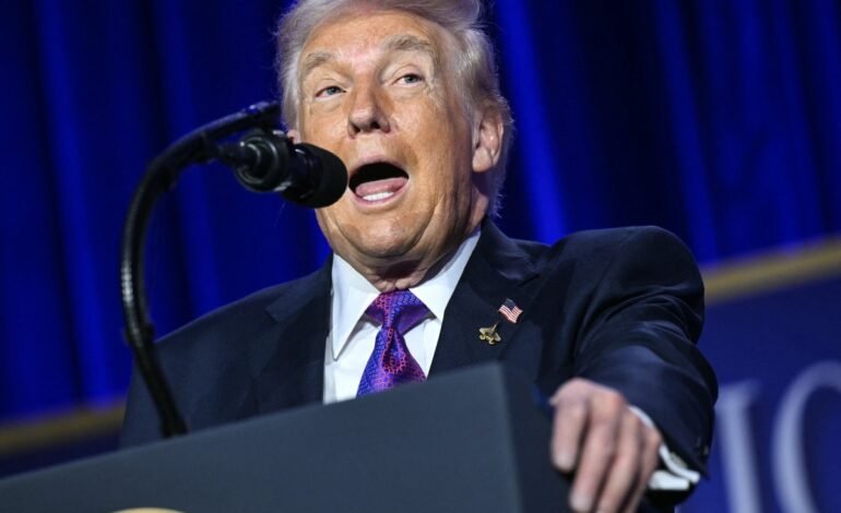 O presidente dos Estados Unidos, Donald Trump, ameaçou