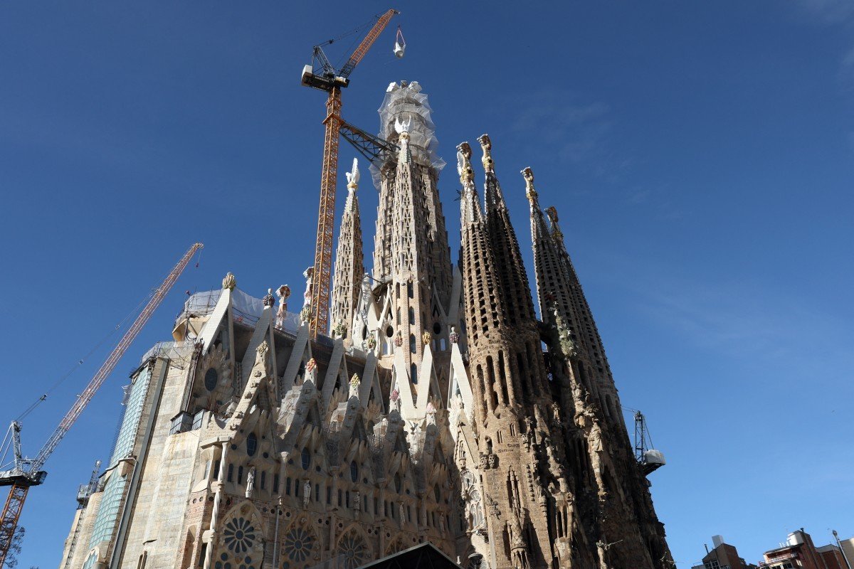A Basílica da Sagrada Família, em Barcelona, alcançou