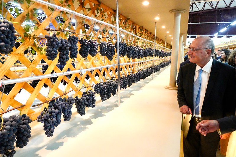 O presidente em exercício e ministro da Indústria