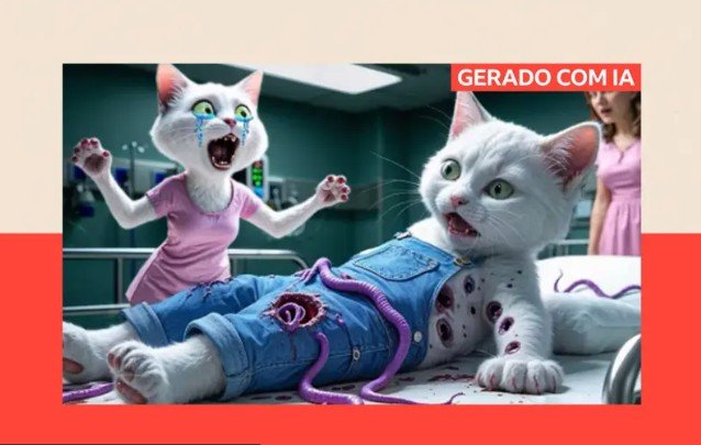 Um conteúdo considerado de baixa qualidade gerado por inteli