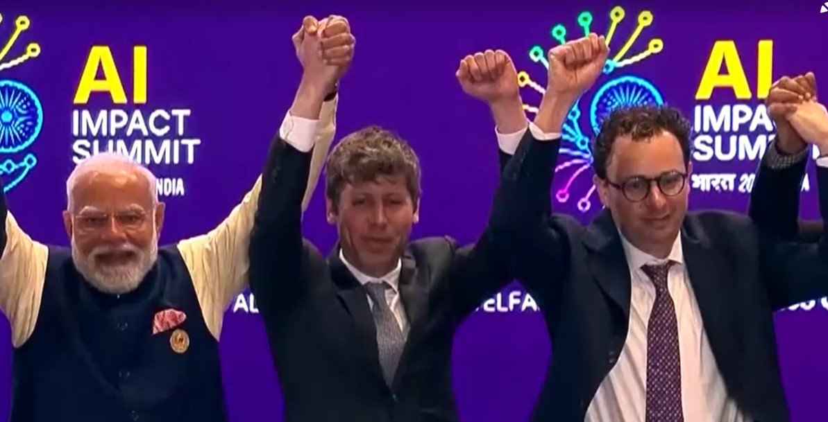 Sam Altman, CEO da OpenAI, e Dario Amodei, cofundador e