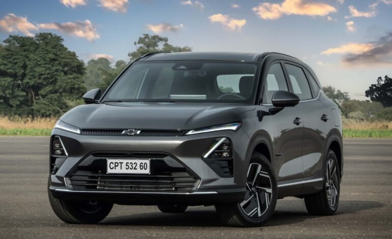 A Chevrolet lançou a nova Captiva 100% elétrica no Brasil