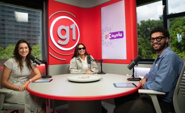 A cantora Alinne Rosa participou do podcast g1