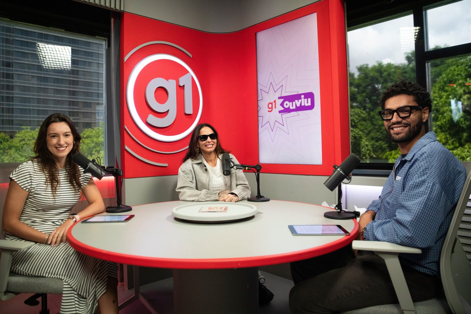 A cantora Alinne Rosa participou do podcast g1