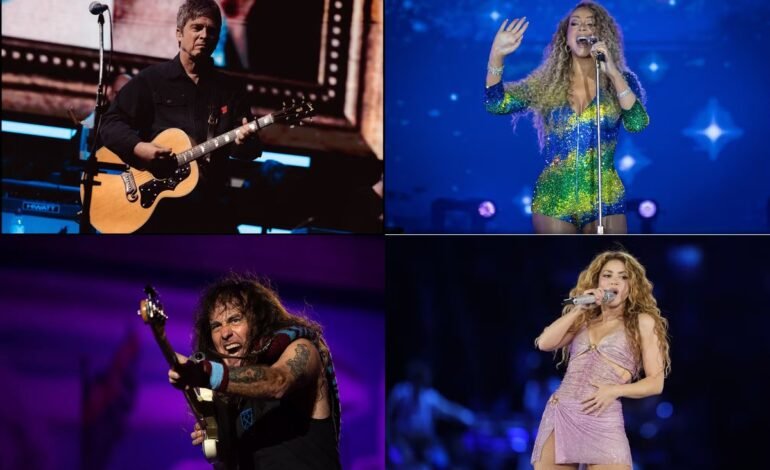 Shakira iron maiden mariah carey e oasis são indicados ao ha