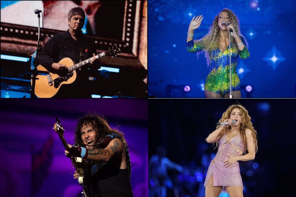 Shakira iron maiden mariah carey e oasis são indicados ao ha