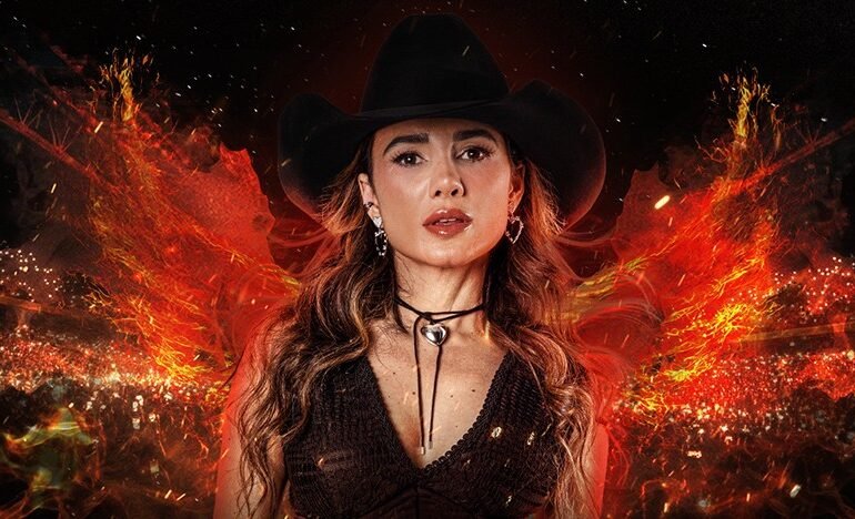 A cantora Paula Fernandes grava o álbum audiovisual