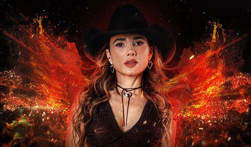 A cantora Paula Fernandes grava o álbum audiovisual