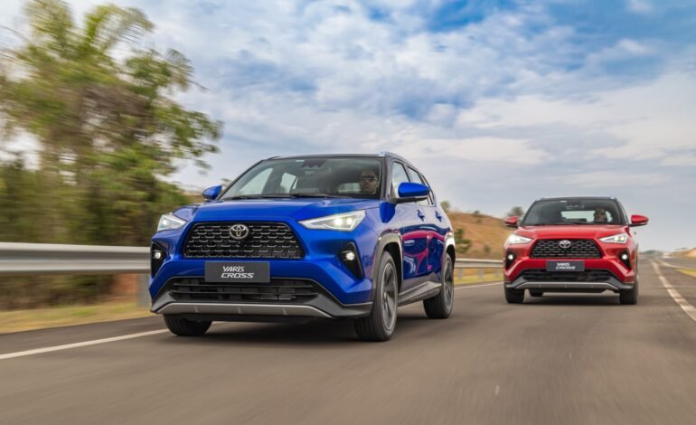 O Toyota Yaris Cross, híbrido pleno flex mais
