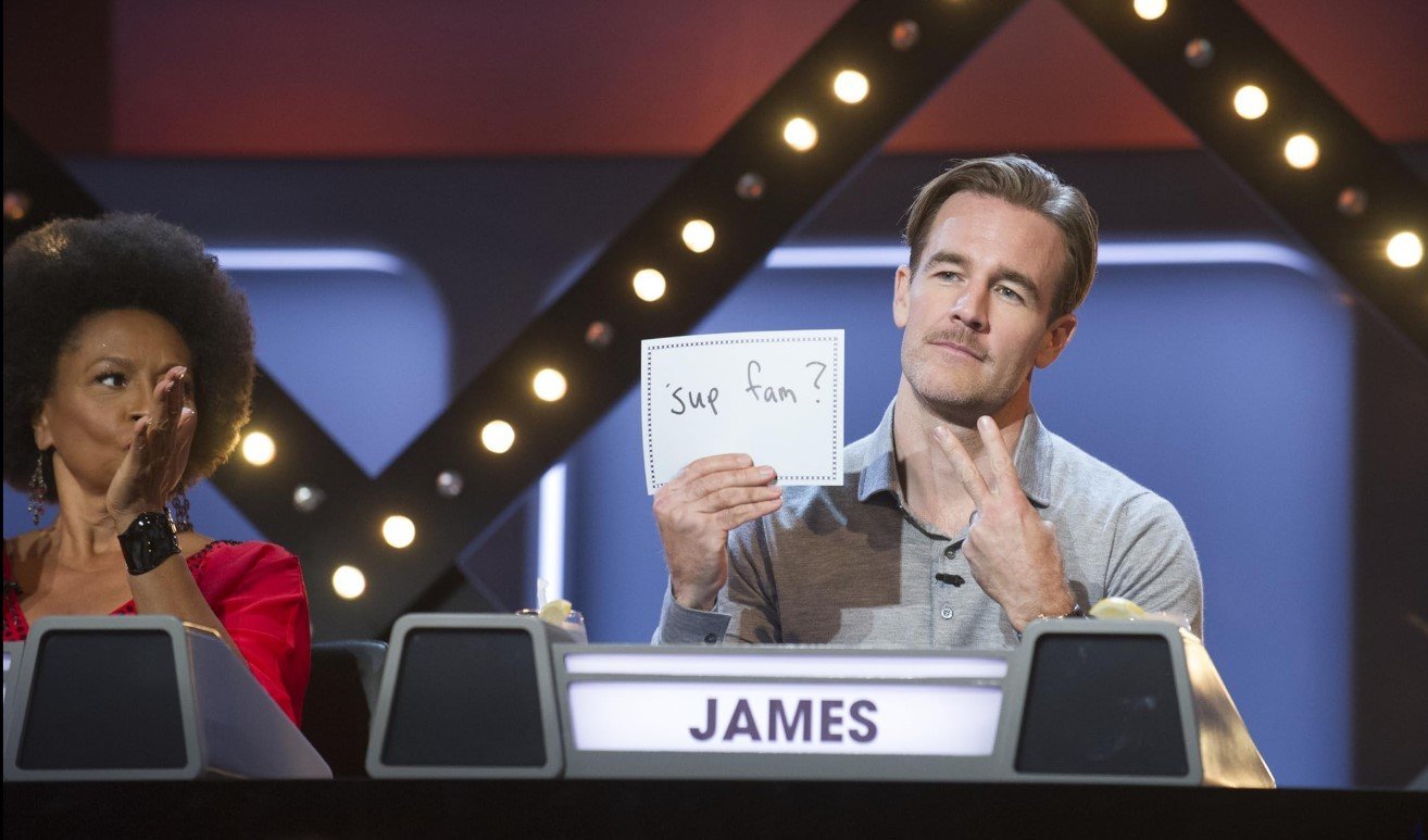 O ator James Van Der Beek, conhecido principalmente