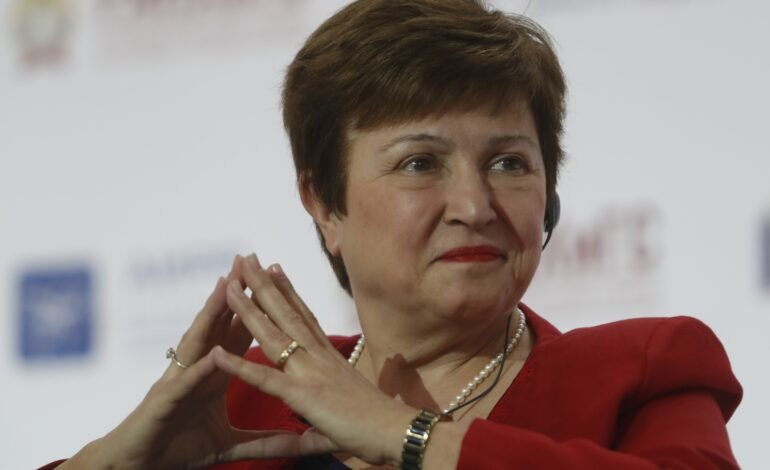 A diretora do Fundo Monetário Internacional (FMI), Kristalin