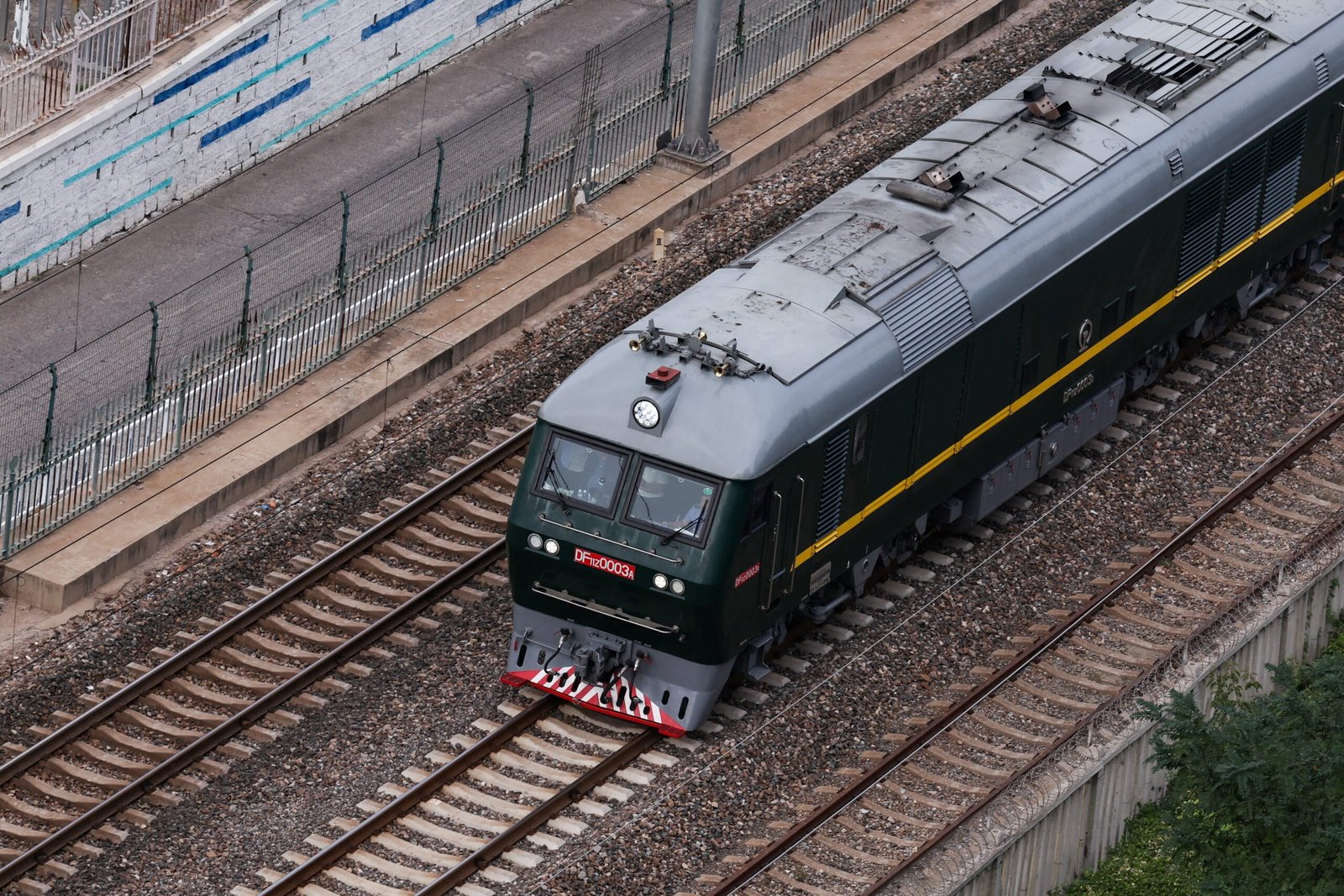 O serviço ferroviário de passageiros entre Pequim, na