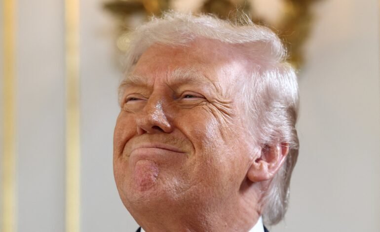 O presidente dos Estados Unidos, Donald Trump, em