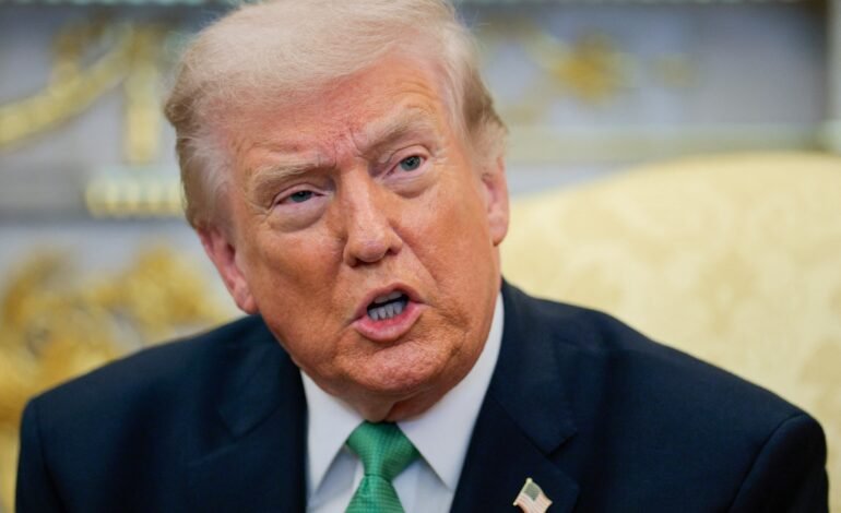 O presidente dos Estados Unidos, Donald Trump, afirmou