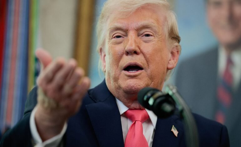 O presidente dos Estados Unidos, Donald Trump, afirmou