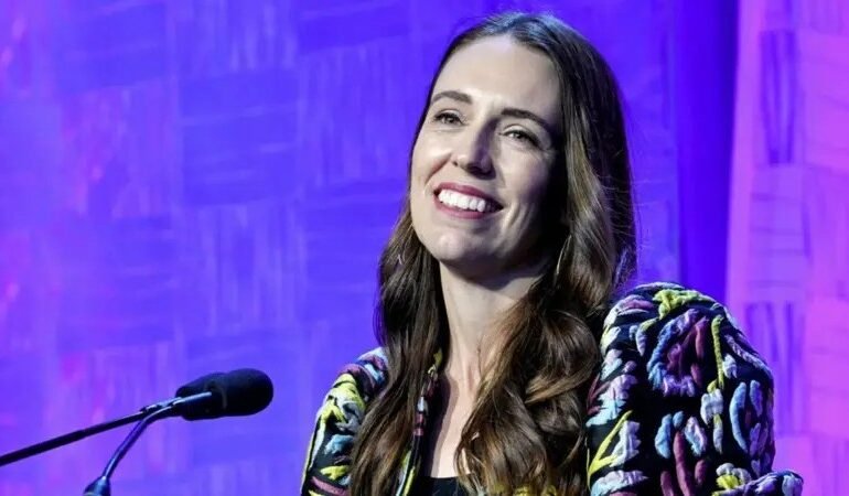 A ex-primeira-ministra da Nova Zelândia Jacinda Ardern e