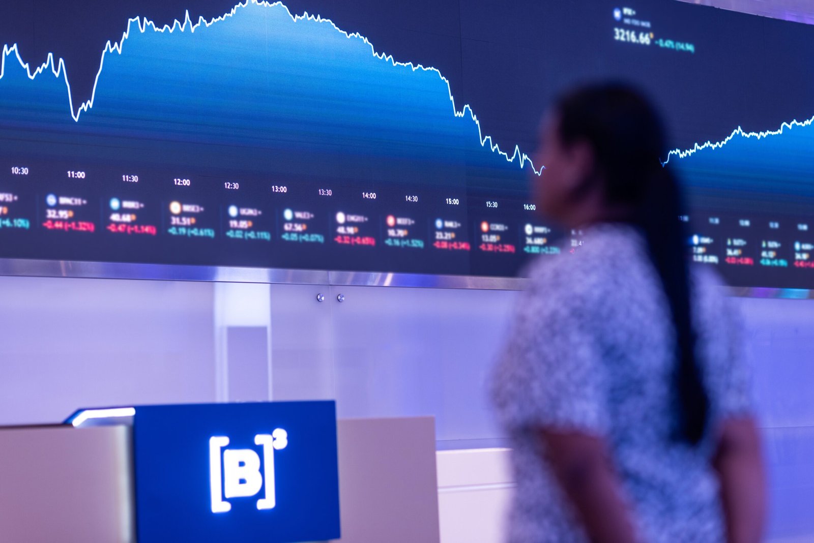 O Ibovespa, principal índice da bolsa brasileira, registrou