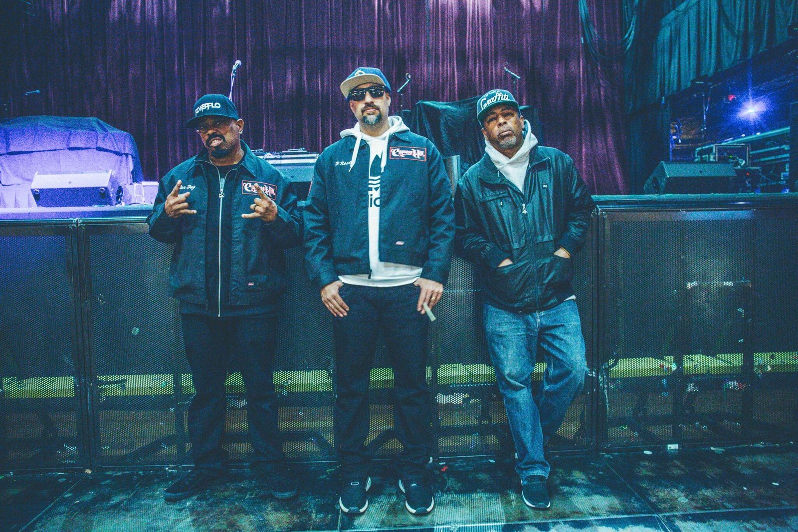 O grupo de hip-hop latino Cypress Hill se apresenta no