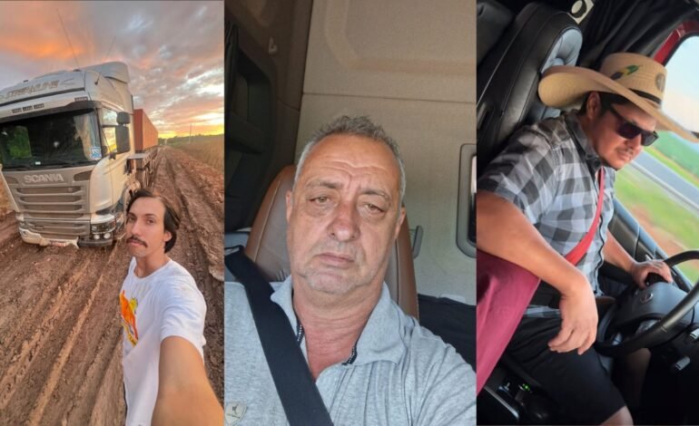 Caminhoneiros enfrentaram falta de água e banheiro por