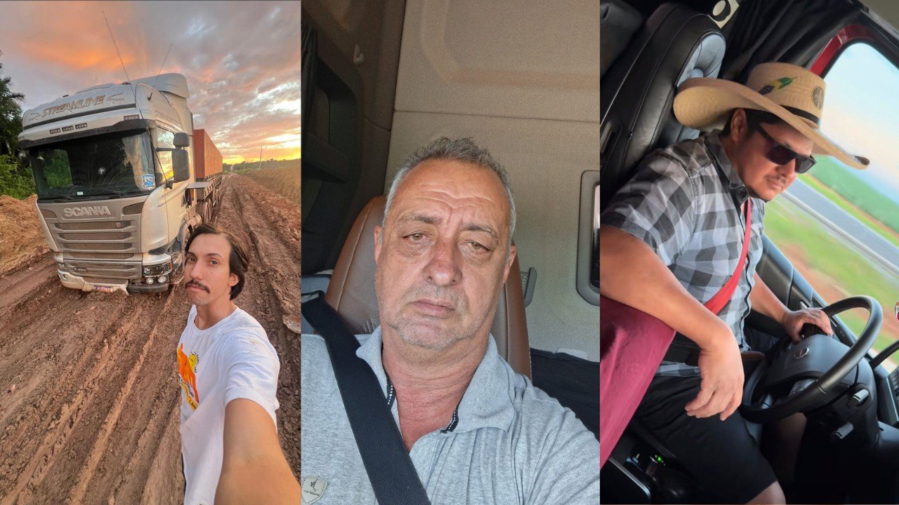 Caminhoneiros enfrentaram falta de água e banheiro por