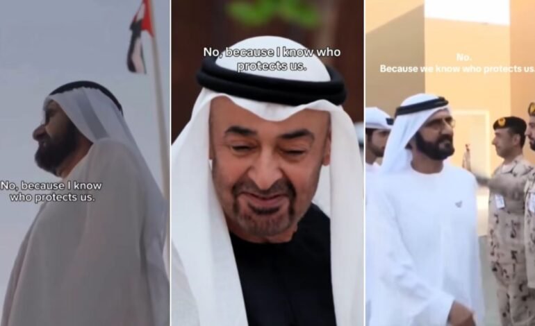 Influenciadores de Dubai têm divulgado uma trend que