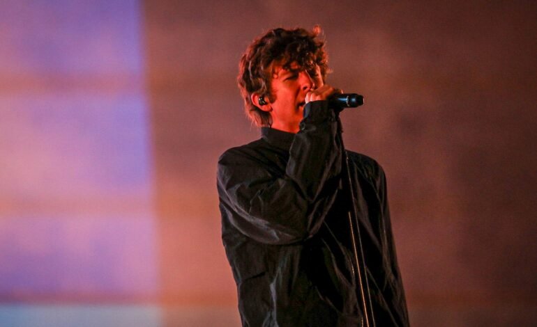 A banda norte-americana Turnstile se apresentou no Lollapalo