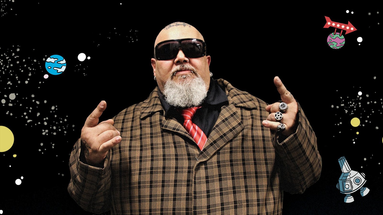 O cantor João Gordo, vocalista da banda Ratos