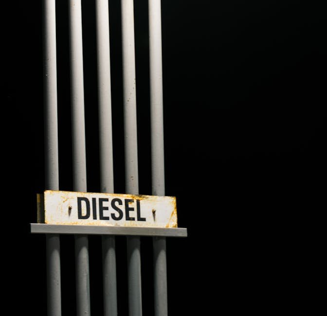 O preço médio do diesel subiu 2,62% na última semana