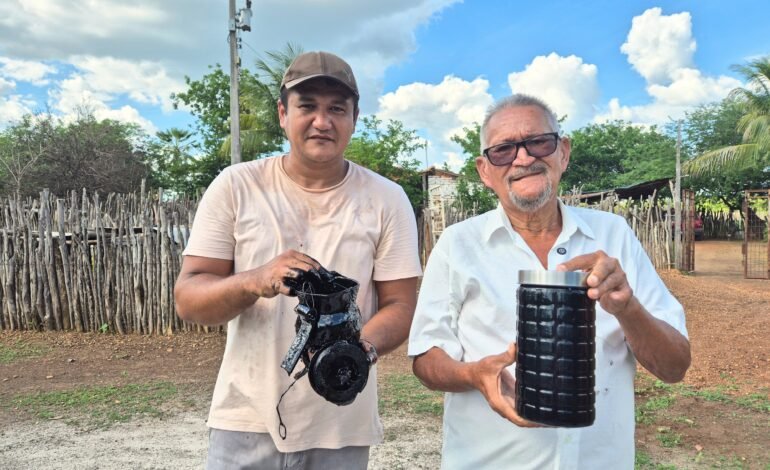 O produtor rural Sidrônio de Almeida, de Tabuleiro