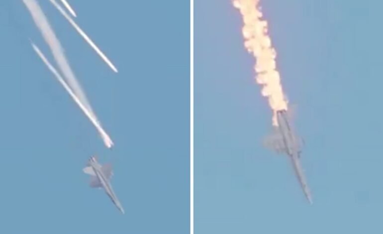 É #FAKE que vídeo mostre avião militar dos EUA fugindo