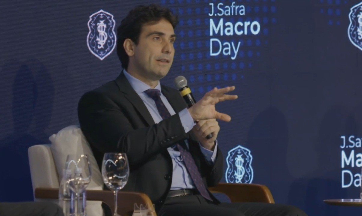 O presidente do Banco Central, Gabriel Galípolo, durante