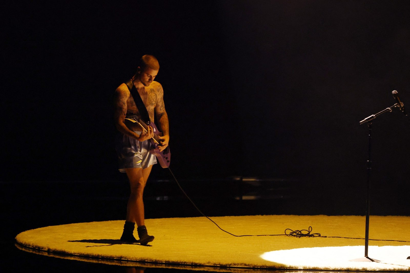 O show de Justin Bieber no festival Coachella