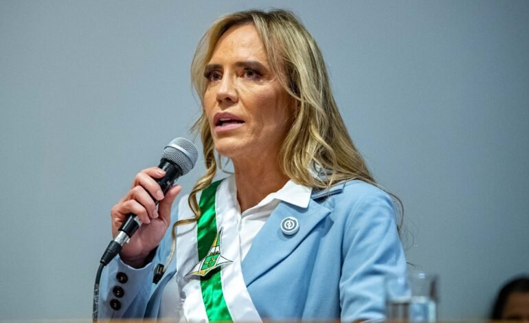 A governadora do Distrito Federal, Celina Leão (PP)