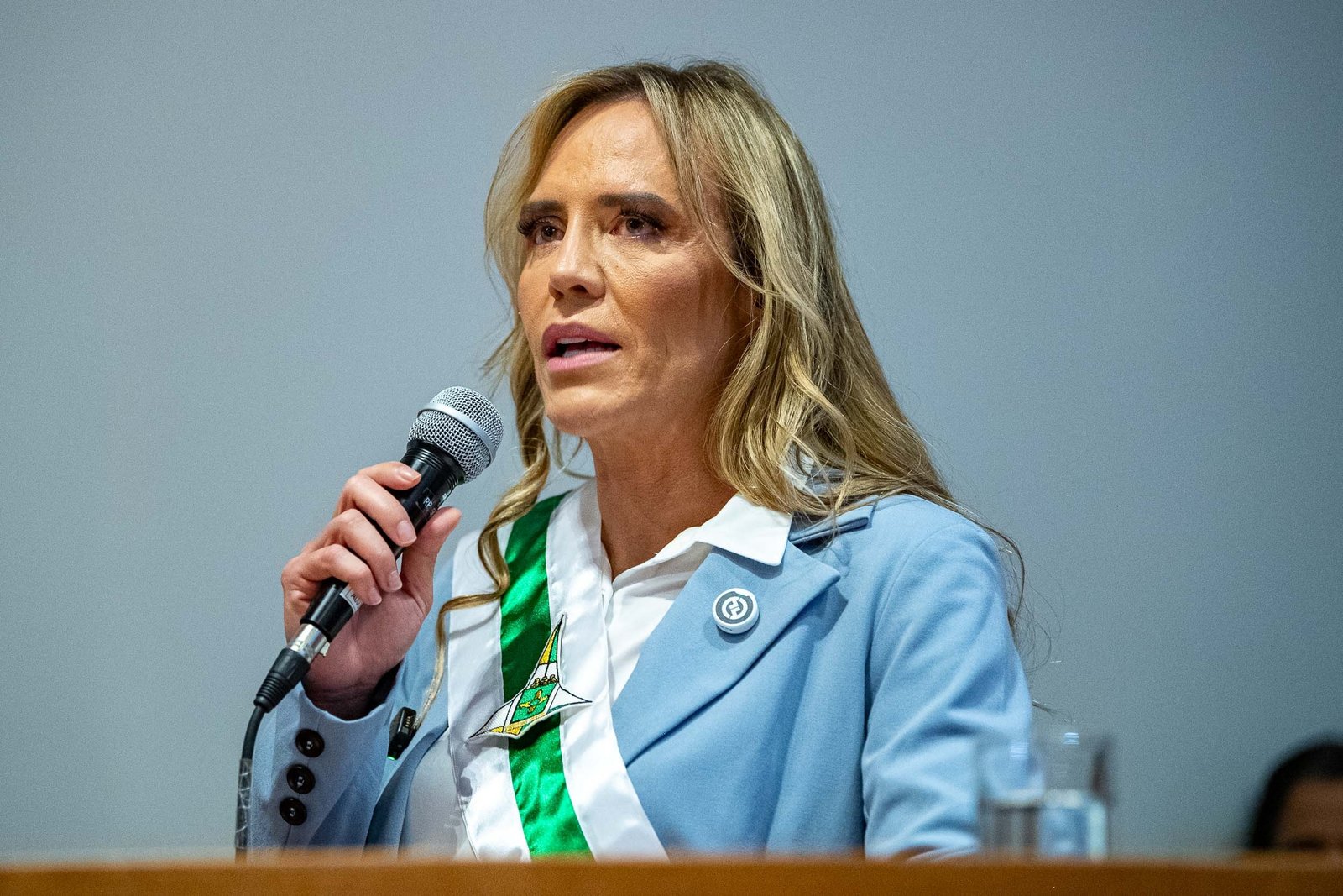A governadora do Distrito Federal, Celina Leão (PP)