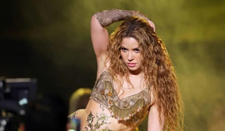 Shakira em performance no Grammy, a premiação mais