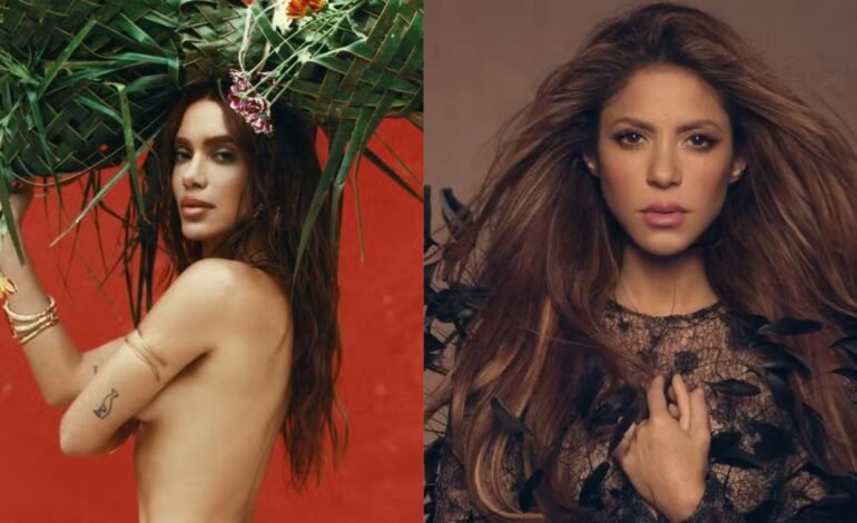 A cantora Anitta anunciou uma colaboração com Shakira