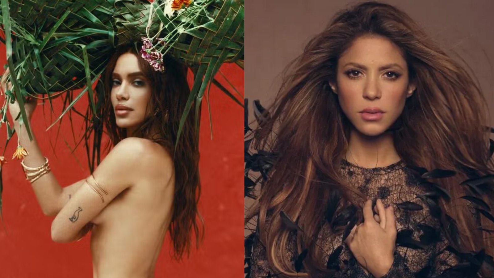 A cantora Anitta anunciou uma colaboração com Shakira