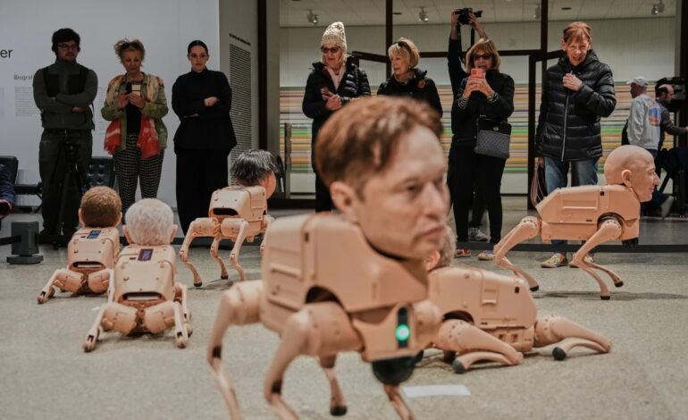 Uma instalação no museu Neue Nationalgalalerie, em Berlim