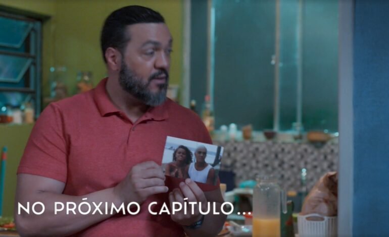 Foto real de belo e viviane aparece em cena da novela três g
