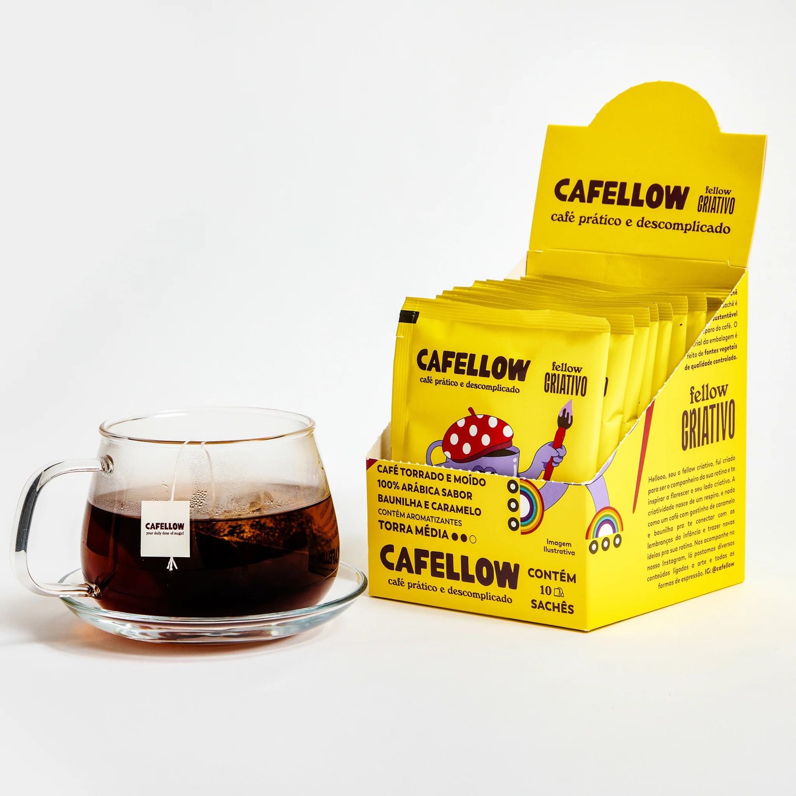 A Cafellow relançou neste mês o café em sachê Fellow
