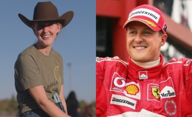 Gina Schumacher, filha do ex-piloto Michael Schumacher, falo