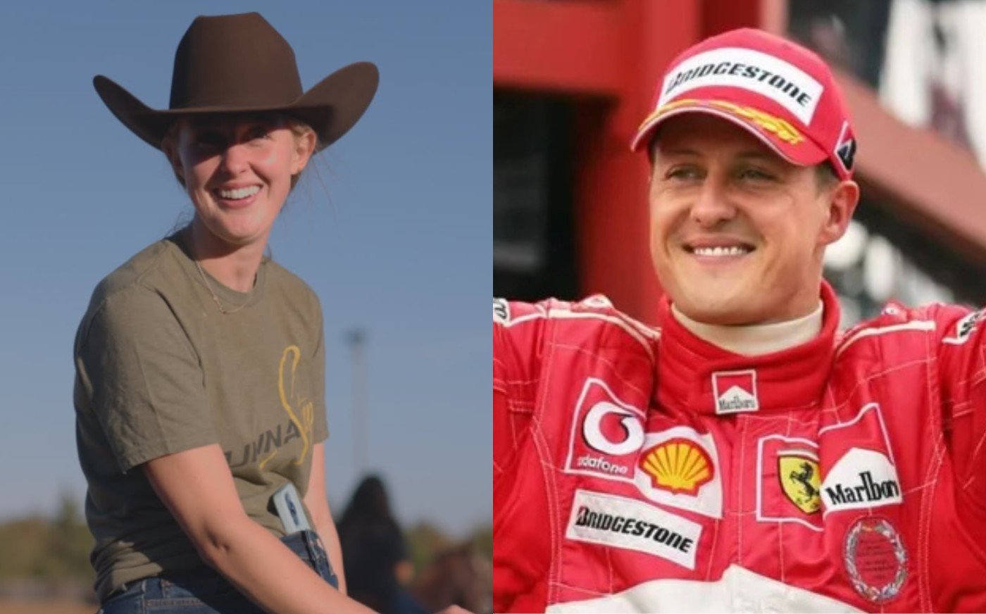 Gina Schumacher, filha do ex-piloto Michael Schumacher, falo