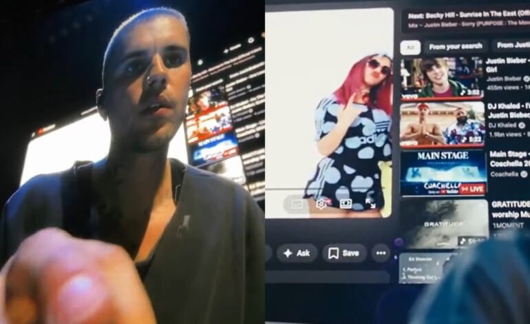 O cantor canadense Justin Bieber foi criticado nas